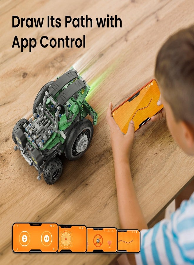 Sillbird Robot Car Building Kit with Remote Control for Boys Ages 8-14, STEM Coding Robotics Technic Toy Birthday Gifts for Kids, Buildable 5in1 Models with 727 Pieces - Image 5